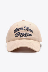 Embroidered Graphic Adjustable Baseball Cap - Trendsi - Flyclothing LLC