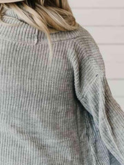High-Low Open Front Cardigan with Pockets - Trendsi