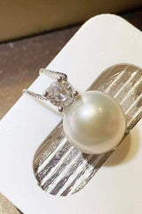 Freshwater Pearl 925 Sterling Silver Necklace - Trendsi - Flyclothing LLC