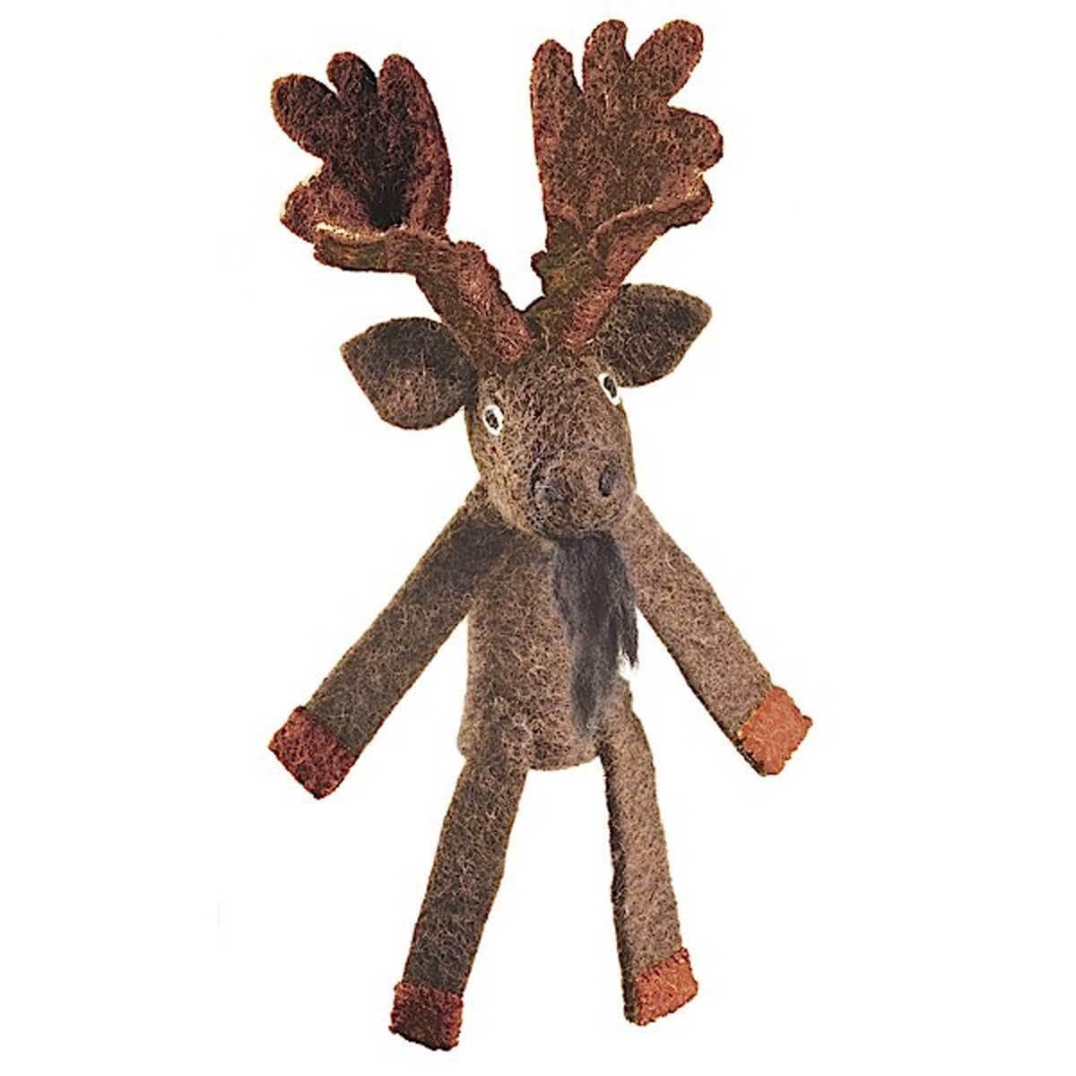 Woolie Finger Puppet - Moose - Wild Woolies (T) - Flyclothing LLC