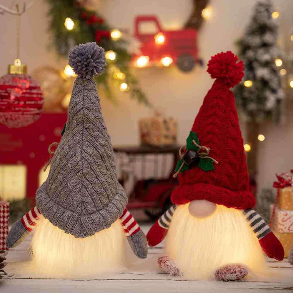 Light-Up Short Leg Faceless Gnome - Trendsi