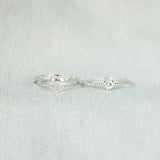 Heart Shape 925 Sterling Silver Ring - Trendsi