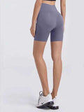 Wide Waistband Sports Shorts - Trendsi - Flyclothing LLC