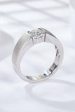 925 Sterling Silver I Carat Moissanite Ring - Trendsi