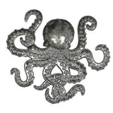 Octopus Nautical Haitian Steel Drum Wall Art x 16 - Haitian Artisans - Flyclothing LLC