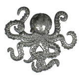 Octopus Nautical Haitian Steel Drum Wall Art x 16 - Haitian Artisans