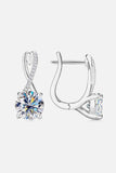 4 Carat Moissanite 925 Sterling Silver Earrings - Trendsi - Flyclothing LLC