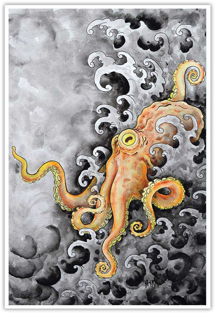 Clark North Evening Crawl 12 x 18 Art Print - Clark North - Flyclothing LLC