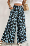 Floral Pocket Culottes - Trendsi