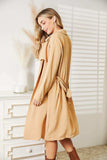 Culture Code Full Size Tied Trench Coat with Pockets - Trendsi - Flyclothing LLC