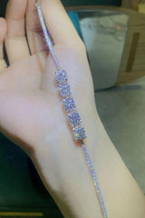 5 Carat Moissanite Lobster Clasp Bracelet - Trendsi