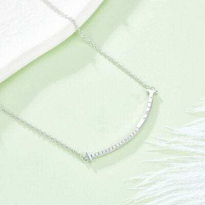 Moissanite 925 Sterling Silver Necklace - Trendsi - Flyclothing LLC