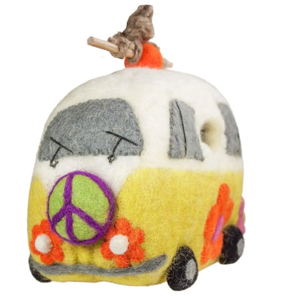 Wild Woolies Felt Birdhouse - Magic Bus - dZi