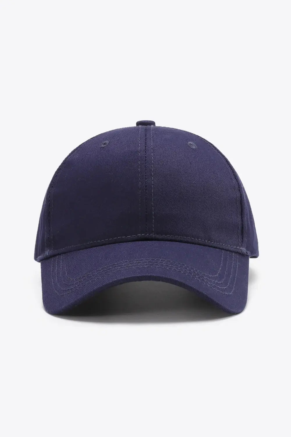Plain Adjustable Cotton Baseball Cap - Trendsi - Flyclothing LLC
