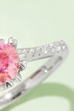 1 Carat Moissanite 925 Sterling Silver Ring - Trendsi