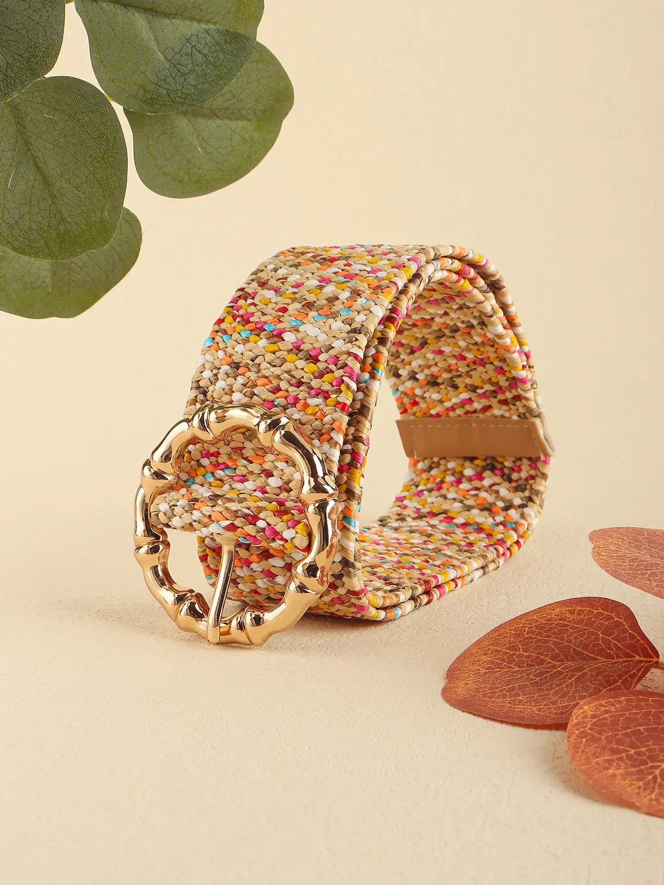 Multicolored Wide Belt - Trendsi - Flyclothing LLC