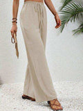 Wide Leg Drawstring Pants - Trendsi - Flyclothing LLC