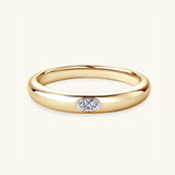 925 Sterling Silver Inlaid Moissanite Ring - Trendsi - Flyclothing LLC