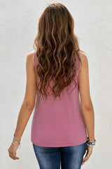 Round Neck Tank - Trendsi - Flyclothing LLC