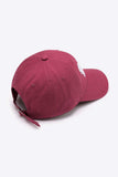 Embroidered Graphic Adjustable Baseball Cap - Trendsi - Flyclothing LLC