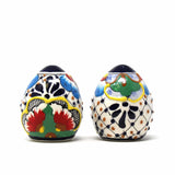 Encantada Handmade Pottery Spice Shakers, Dots & Flowers - Encantada - Flyclothing LLC