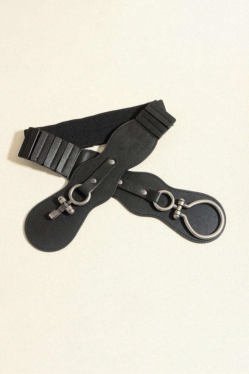 PU Leather Zinc Alloy Buckle Belt - Trendsi - Flyclothing LLC