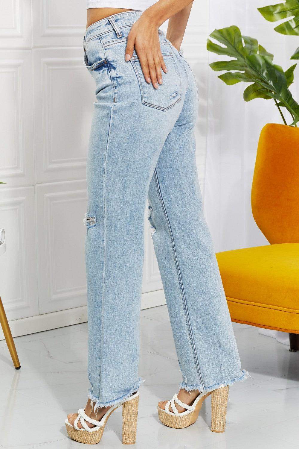 Vervet by Flying Monkey Full Size Allie 90's Dad Jean - Trendsi - Flyclothing LLC