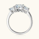 3 Carat Moissanite 925 Sterling Silver Ring - Trendsi - Flyclothing LLC