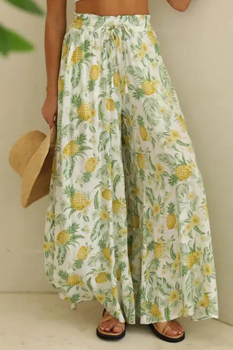 Tied Wide Leg Pants - Trendsi - Flyclothing LLC