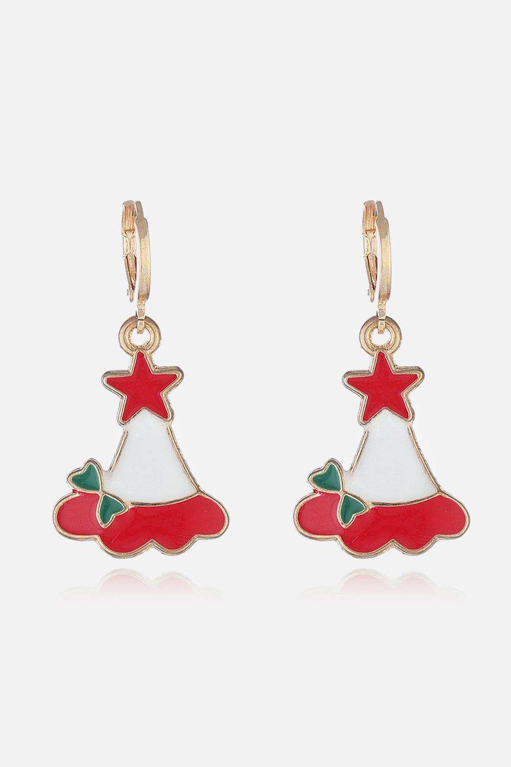 Christmas Theme Alloy Earrings - Trendsi - Flyclothing LLC