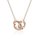 Moissanite 925 Sterling Silver Necklace - Trendsi