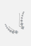 1.9 Carat Moissanite 925 Sterling Silver Earrings - Trendsi - Flyclothing LLC