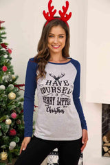 Full Size Graphic Long Sleeve T-Shirt - Trendsi