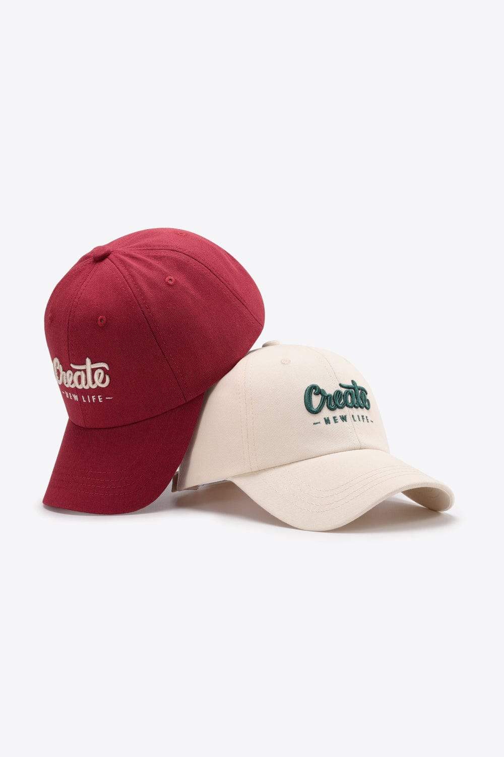 CREATE NEW LIFE Adjustable Cotton Baseball Cap - Trendsi - Flyclothing LLC