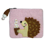 Felt Hungry Hedgehog Coinpurse - Wild Woolies (P) - Wild Woolies (P)