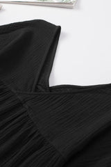 Dropped Shoulder V-Neck Blouse - Trendsi - Flyclothing LLC