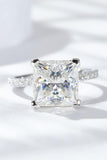 5.52 Carat Moissanite Side Stone Ring - Trendsi