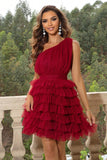 One-Shoulder Sleeveless Dress - Trendsi