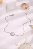 Opal Platinum-Plated Bracelet - Trendsi