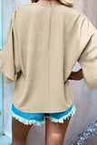 V-Neck Flutter Sleeve Blouse - Trendsi - Flyclothing LLC