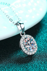 Be The One 1 Carat Moissanite Pendant Necklace - Trendsi