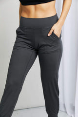 Leggings Depot Full Size Wide Waistband Cropped Joggers - Trendsi - Flyclothing LLC