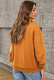 Quarter Zip Dropped Shoulder Sweatshirt - Trendsi - Flyclothing LLC