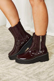 Forever Link Side Zip Platform Boots - Trendsi - Flyclothing LLC