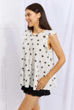 Heimish Shine Bright Full Size Butterfly Sleeve Star Print Top - Trendsi - Flyclothing LLC