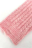 Cable-Knit Striped Dropped Shoulder Sweater - Trendsi - Flyclothing LLC