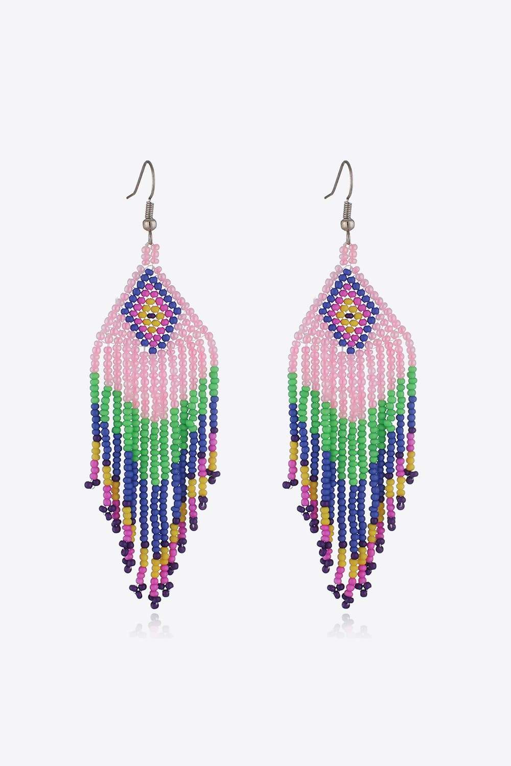 Beaded Dangle Earrings - Trendsi - Flyclothing LLC