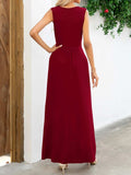 Surplice Neck Sleeveless Maxi Dress - Trendsi - Flyclothing LLC