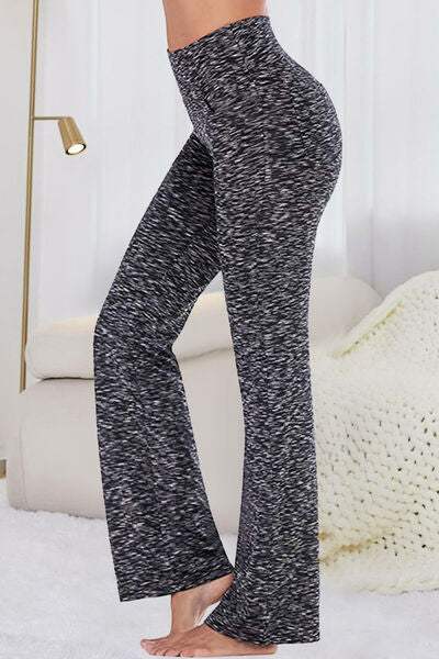Pocketed High Waist Active Pants - Trendsi - Flyclothing LLC