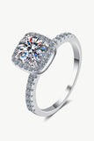 Square Moissanite Ring - Trendsi